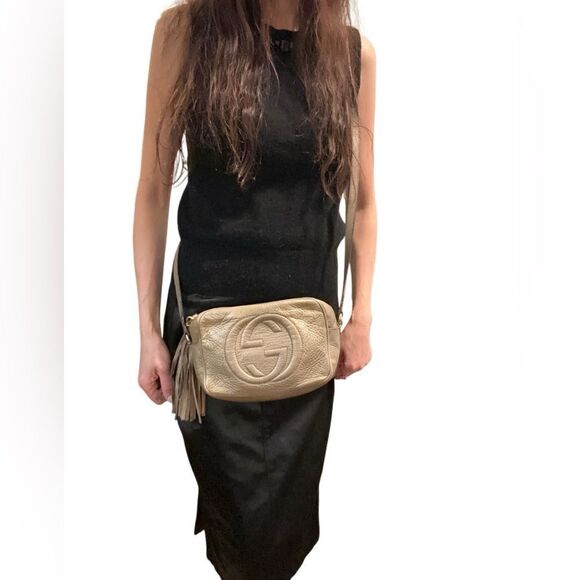 Gucci soho golden leather cross body bag - Picture 3 of 16